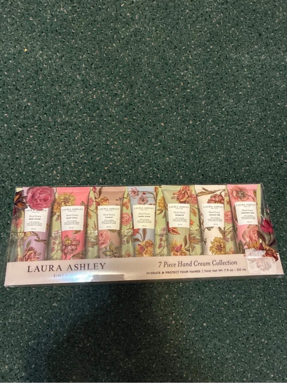 Laura Ashley Floral 7 pc Hand Cream Set
